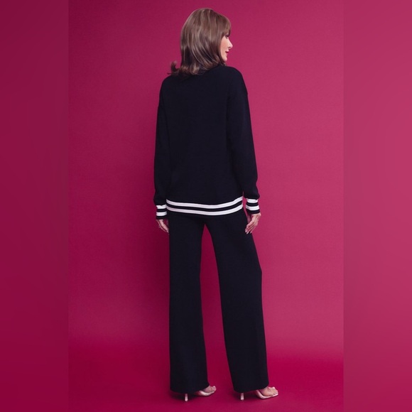 Knit Cardigan And Pant Set in Beige - Picture 5 of 5